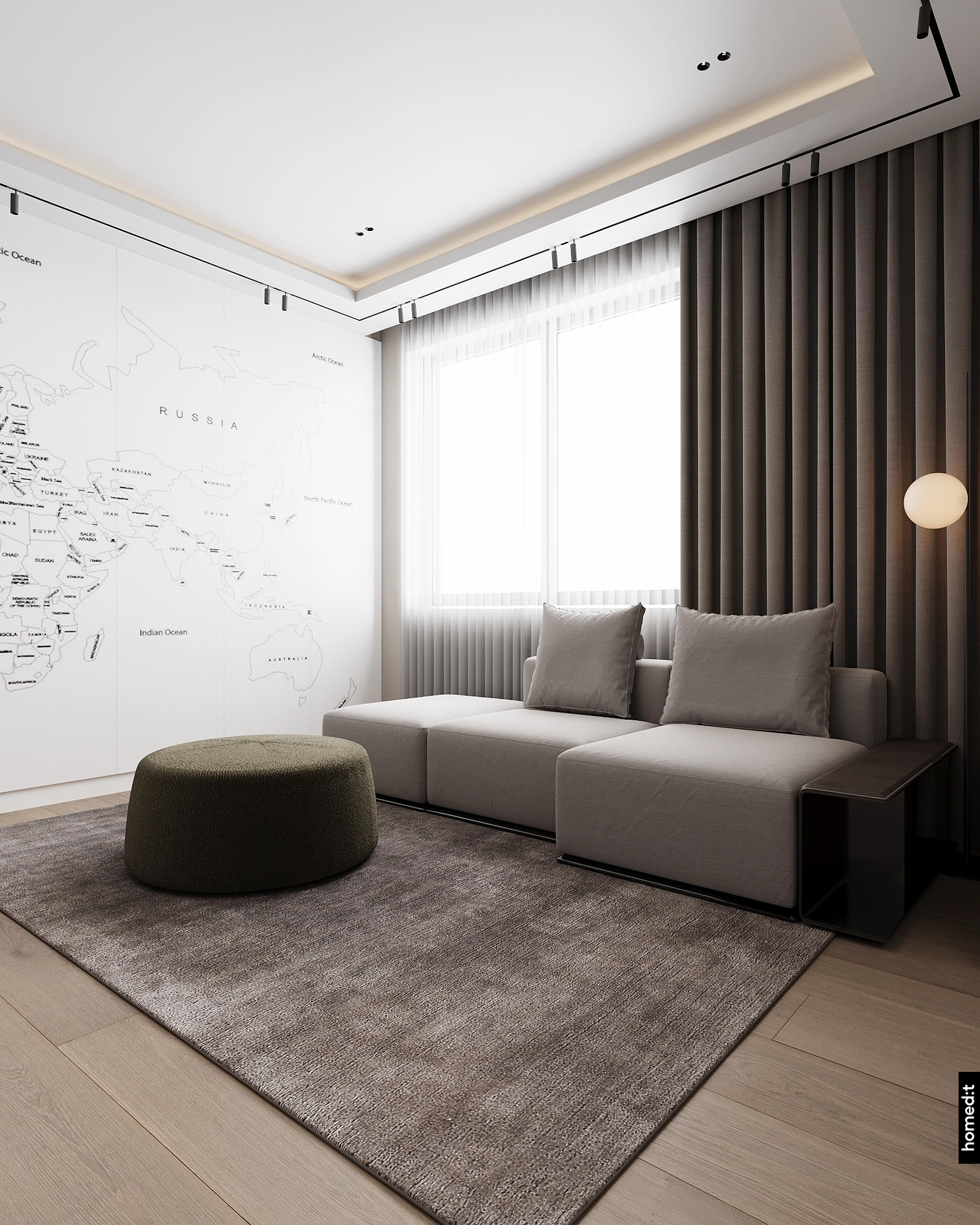 Дизайн интерьера детская 3 в ЖК House Mal Дизайн интерьера детская 3 в ЖК House Mal