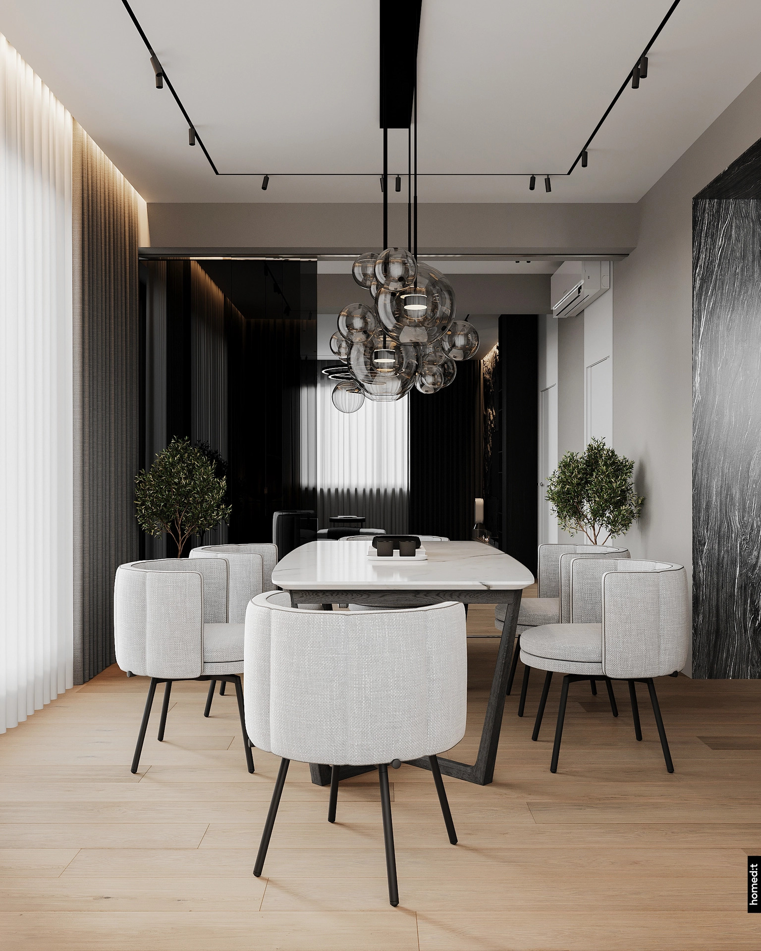 Дизайн интерьера гостиная 3 в ЖК House Mal Дизайн интерьера гостиная 3 в ЖК House Mal