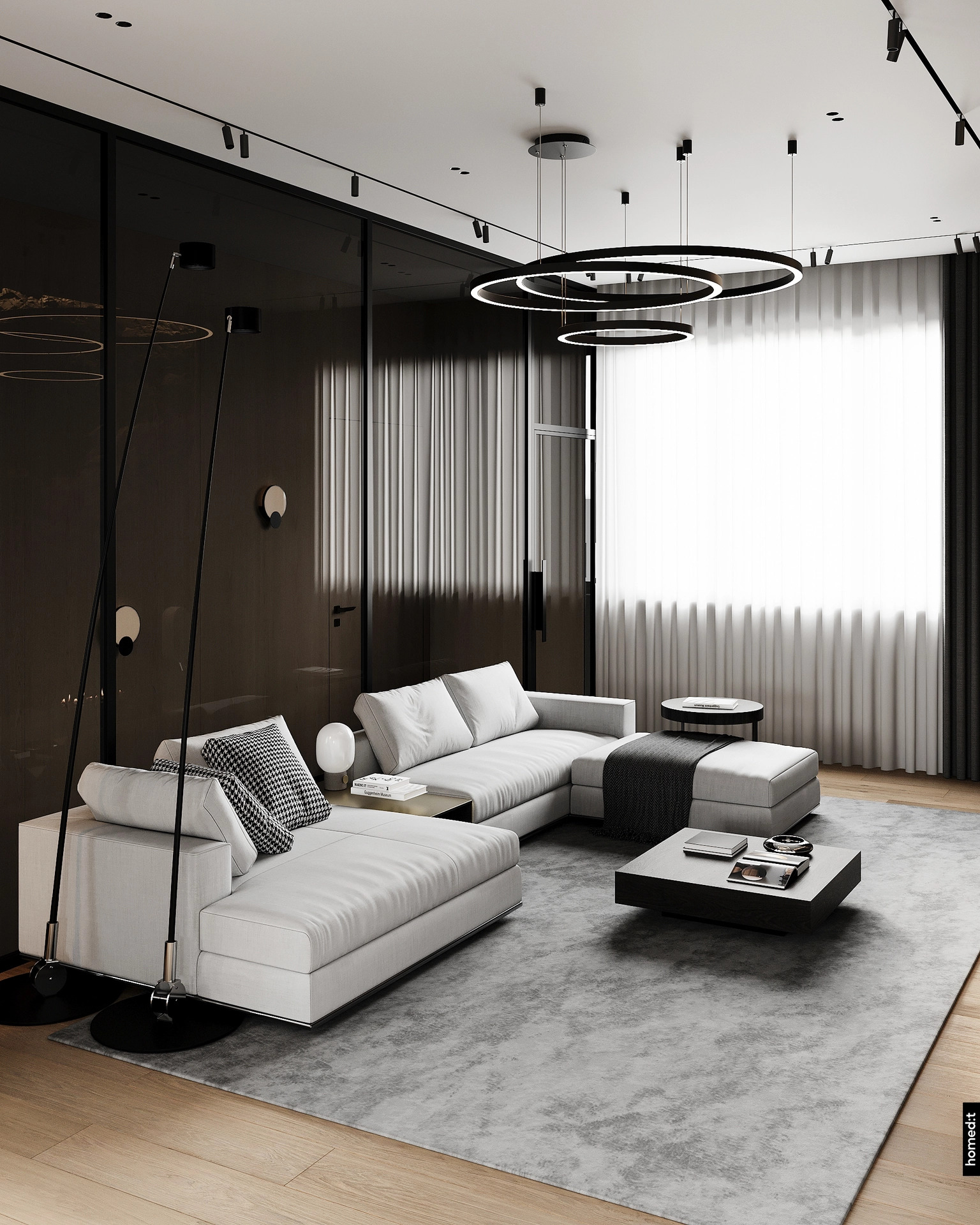 Дизайн интерьера гостиная 6 в ЖК House Mal Дизайн интерьера гостиная 6 в ЖК House Mal
