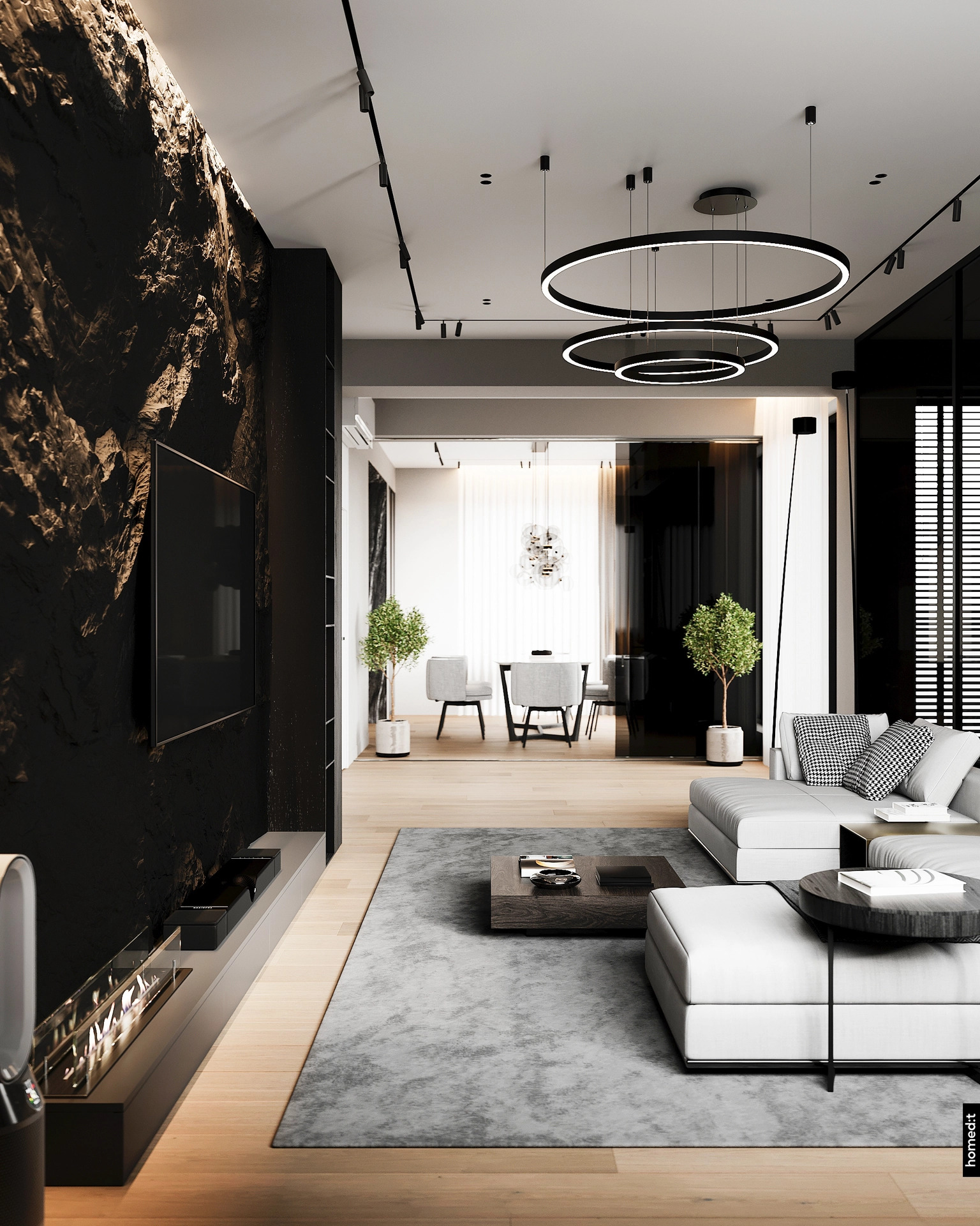 Дизайн интерьера гостиная 8 в ЖК House Mal Дизайн интерьера гостиная 8 в ЖК House Mal