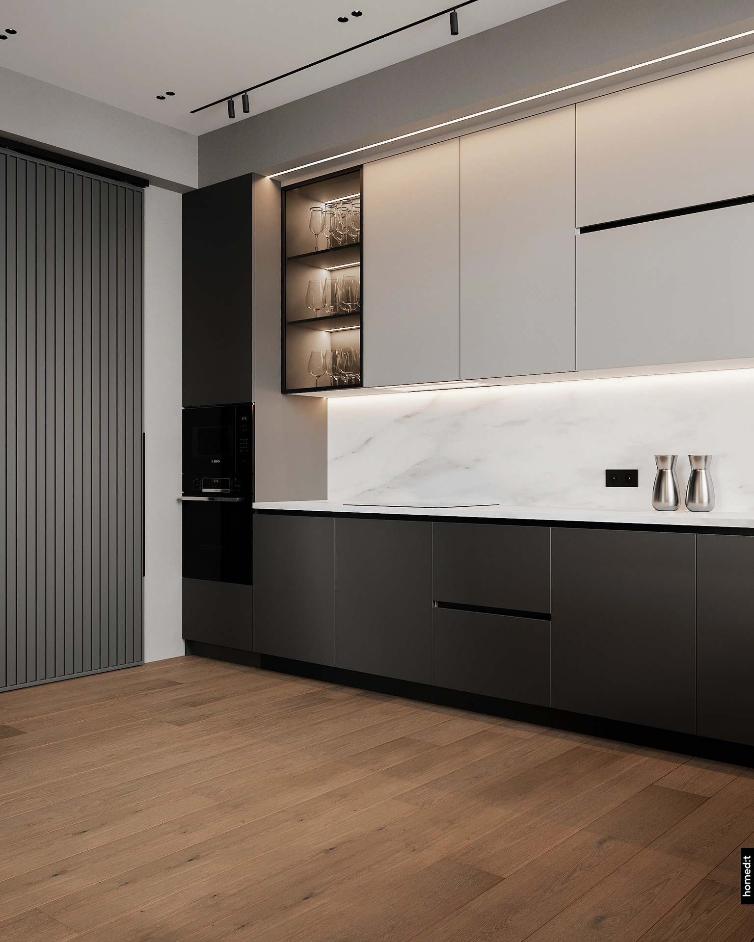 Дизайн интерьера кухня 2 в ЖК House Mal Дизайн интерьера кухня 2 в ЖК House Mal