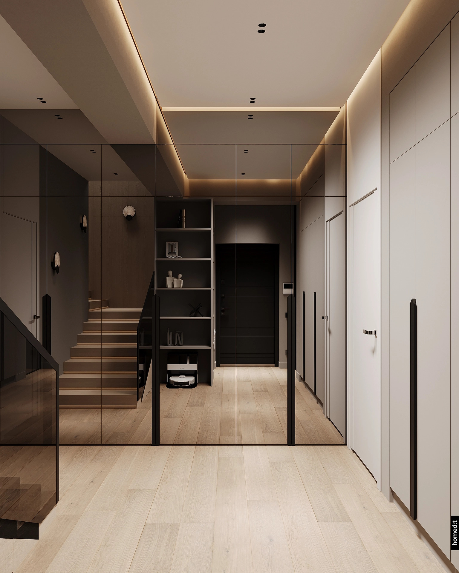 Дизайн интерьера прихожая 2 в ЖК House Mal Дизайн интерьера прихожая 2 в ЖК House Mal